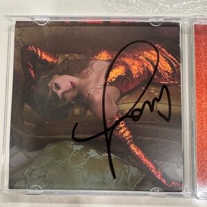 Taylor Swift The Life Of A Showgirl Hand Signed CD #2